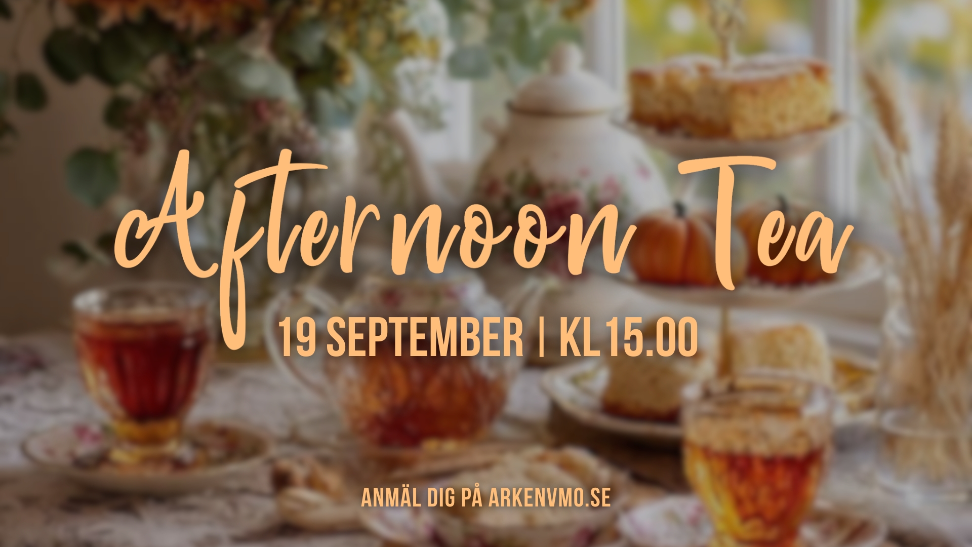 Afternoon tea – 19 sep